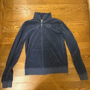 Juicy Couture Y2K Zip up. Navy. Size large